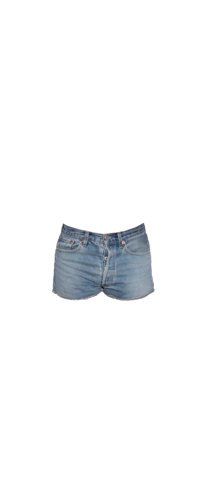 Levi's Denim Blue Mini Shorts